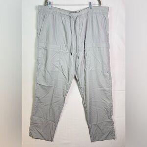 2/$15 Xersion Men Gray Cargo Utility Pant Lightweight Lifestyle Casual XXL NEW